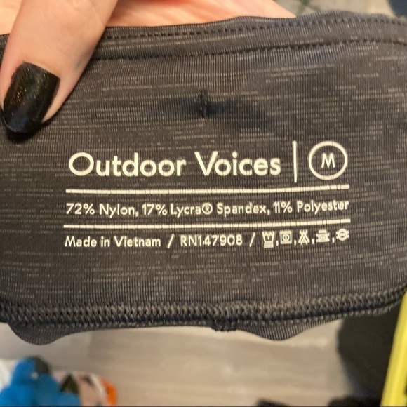 Outdoor Voices Move 3/4 Teach Sweat Leggings in Night - Picture 9 of 9